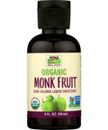 Monk Fruit Liquid Sweetener Drops | NOW | Liquid Monk Fruit | Monkfruit Drops