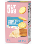 FitJoy Cracker Rounds Cheezy White Cheddar - 8 oz | Vegan Black Market