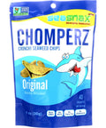 Sea Snax Chomperz Original | Sea Snax | Chomperz Seaweed Chips | Chomperz Sea Snax Chomperz Crunchy Seaweed Chips Original- 1 oz.