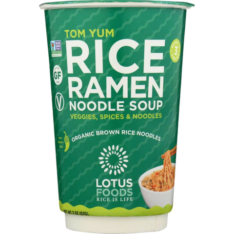 Lotus Foods Tom Yum Rice Ramen Noodle Soup - 2 oz.
