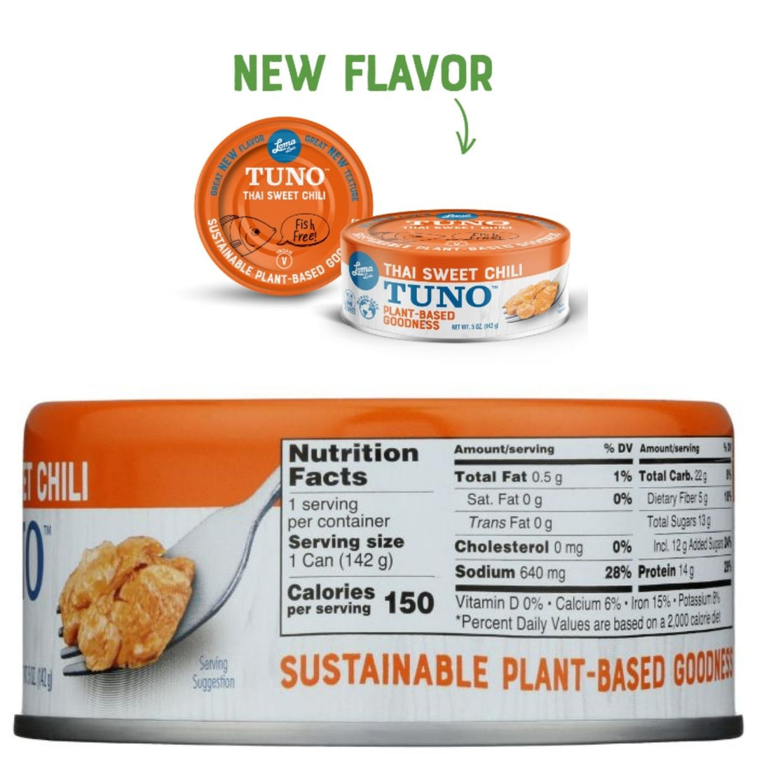 Tuno Thai Sweet Chili PlantBased Tuna 5 oz. Loma Linda Vegan