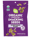 Go Raw Organic Sprouted Snacking Seeds Everything Bagel - 4 oz | Snacking Seeds | Vegan Black Market