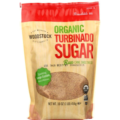 woodstock turbinado cane sugar | raw turbinado sugar