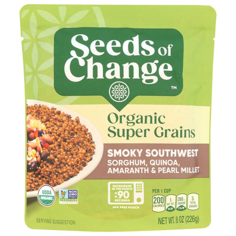 Seeds Of Change Organic Super Grains Smoky Southwest - 8 oz | vegan whole foods | Vegan Black Market